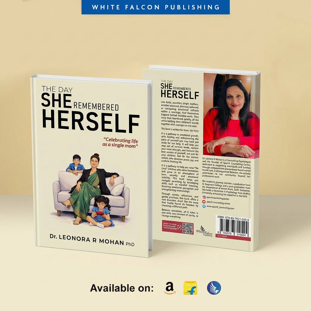 The Day She Remembered Herself — front and back covers